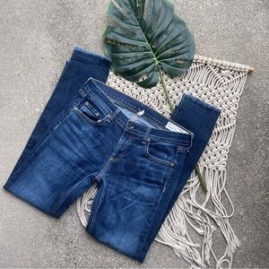 Rag & Bone Ankle Crop Frayed Hem Jeans Size 27